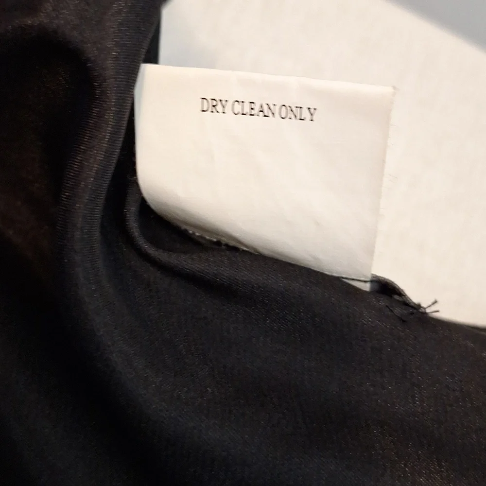 3/$20--Vintage Black Neglige, Faux Diamonds, 38C - Picture 16 of 16